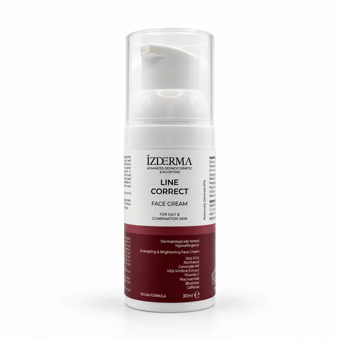 Line Correct Yüz ve Göz Çevresi Kremi — Karma ve Yağlı Ciltler · 30 ml · Görsel 1