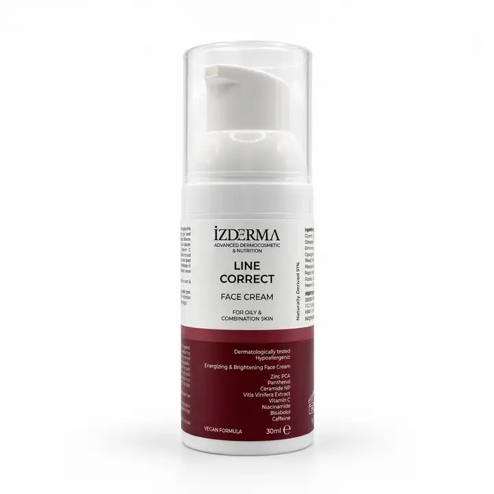 Line Correct Yüz ve Göz Çevresi Kremi — Karma ve Yağlı Ciltler · 30 ml