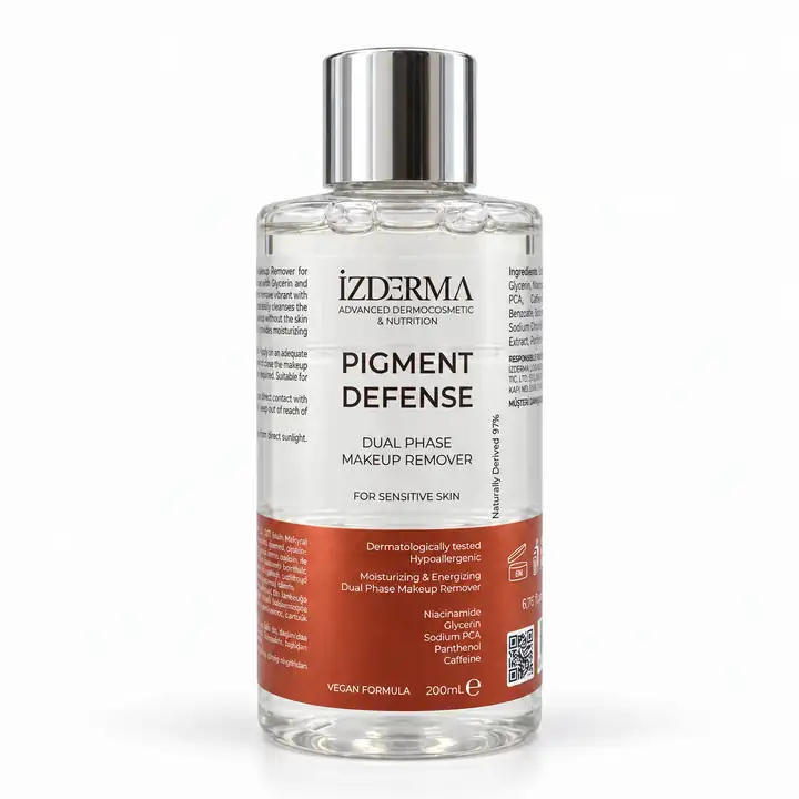 Pigment Defense Çift Fazlı Makyaj Temizleyici — Hassas Ciltler · 200 ml