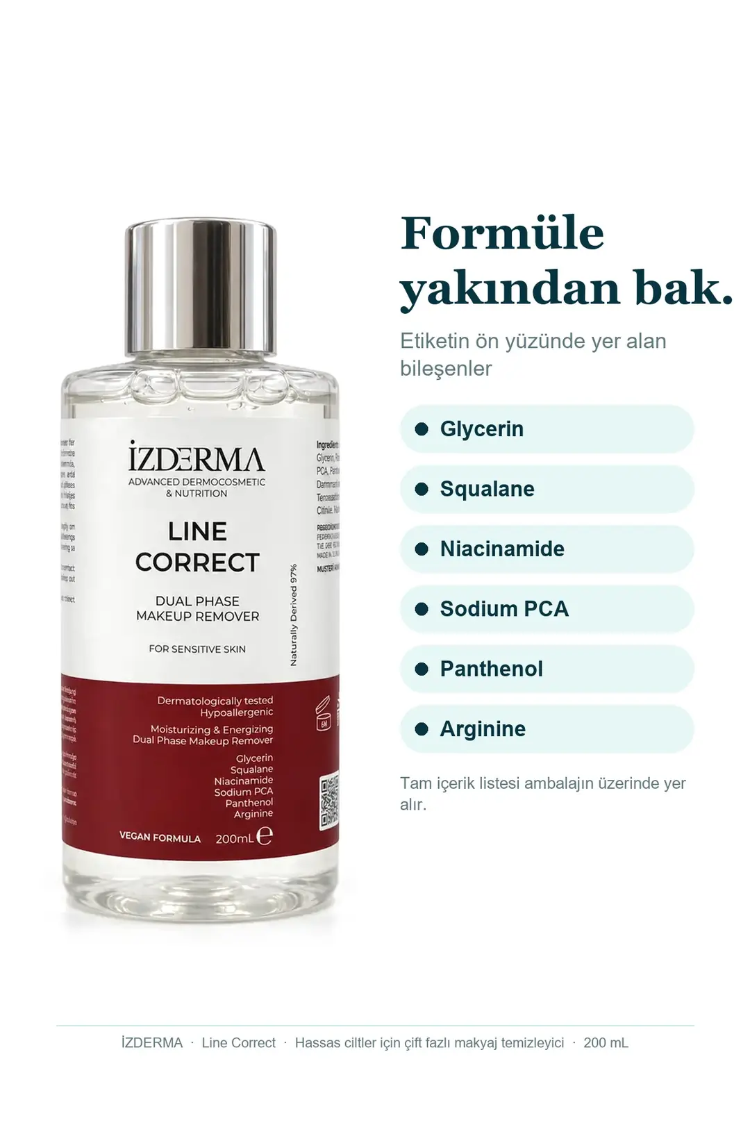 Line Correct Çift Fazlı Makyaj Temizleyici (Kuru ve Hassas Ciltler İçin) · Görsel 6