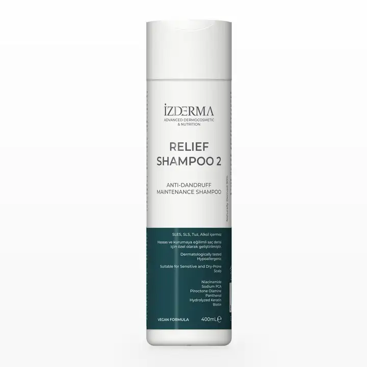 Relief Shampoo 2 — Hassas Saç Derisi Devam Bakım Şampuanı · 400 ml